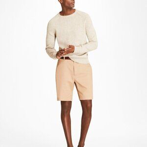 NWT Brooks Brothers Lightweight Advantage Chino Shorts Stretchband 34W 9" inseam